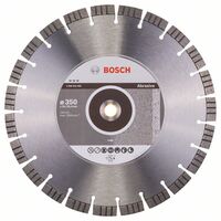 BOSCH Diamantový rezací kotúc Best for Abrasive 350 x 20,00+25,40 x 3,2 x 15 mm