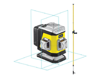 NIVEL SYSTEM Krížový laser 3×360° s modrým lúčom CL3B Set
