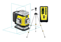 NIVEL SYSTEM Krížový laser 3×360° s modrým lúčom CL3B Set