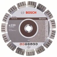 BOSCH Diamantový rezací kotúc Best for Abrasive 230 x 22,23 x 2,4 x 15 mm