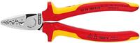 Aderendhülsenzange VDE 2-komponentné rukoväte 180mm 0,25-16qmm KNIPEX