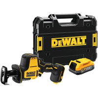 DeWALT DCS369E1T Aku pila ocaska 18V 1x aku PowerStack 1,7 Ah, bez nabíjecky, Kufr