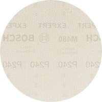 BOSCH Brúsny papier EXPERT M480 pre excentrické brúsky, 125 mm, zrnitosť 240, 5 ks - 2608900677