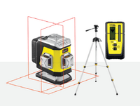 NIVEL SYSTEM Krížový laser 3×360° s červeným lúčom CL3R Set