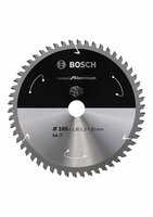 BOSCH 2608837763 - Pílový kotúč pre akumulátorové píly Standard for Aluminium 165 x 1,8/1,3 x 20 T54
