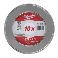 MILWAUKEE REZNÝ KOTÚČ NA KOV SCS 41 / 125 X 1,0 MM (10 KS) 4932459164