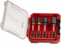 MILWAUKEE SADA MAGNETICKÝCH NÁSTRČNÝCH KĽÚČOV SHOCKWAVE™ 4 KS 4932492445