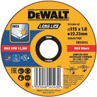 DeWALT Kotuc rezný na nerez 115x1,6 mm Typ1 DT43905
