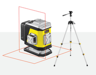 NIVEL SYSTEM Laser krížový 2x 360° s červeným lúčom CL2R Set