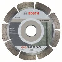 BOSCH Diamantový rezací kotúc Standard for Concrete 125 x 22,23 x 1,6 x 10 mm