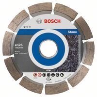 BOSCH Diamantový rezací kotúc Standard for Stone 125 x 22,23 x 1,6 x 10 mm