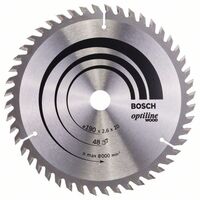 BOSCH Pílový kotúc Optiline Wood 190 x 20/16 x 2,6 mm, 48