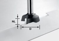 FESTOOL Zarovnávací fréza S8 HW MFK