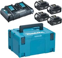 MAKITA AKU SADA DC18RD + 4 x BL1850B - 197626-8