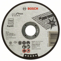 BOSCH Rovný rezací kotúc Best for Inox - Rapido A 60 W INOX BF, 125 mm, 0,8 mm