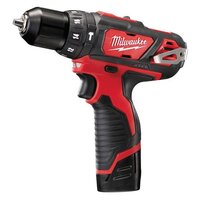 MILWAUKEE M12 BPD-202X Akumulátorový vŕtací skrutkovač s príklepom (2x2,0 Ah) 4933446045
