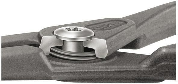 Skrutková kliešte na vonkajšie poistné krúžky s pružinou A41 mm KNIPEX