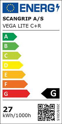 SCANGRIP LED svetlomet VEGA LITE 1500 C+R 03.5451