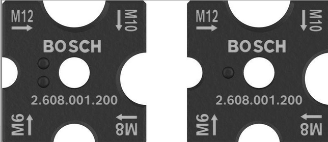 BOSCH Rezacie čeľuste pre rezačku závitových tyčí - 2608001200