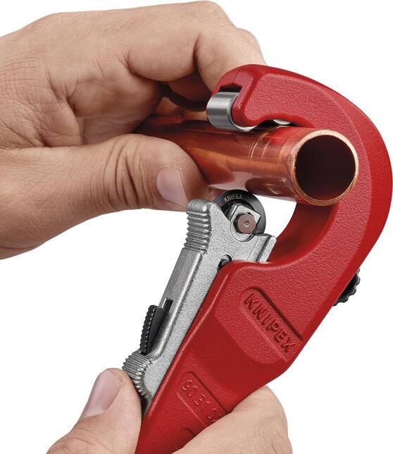Rezač rúr pre meď, mosadz a nerezovú oceľ 6-35mm KNIPEX
