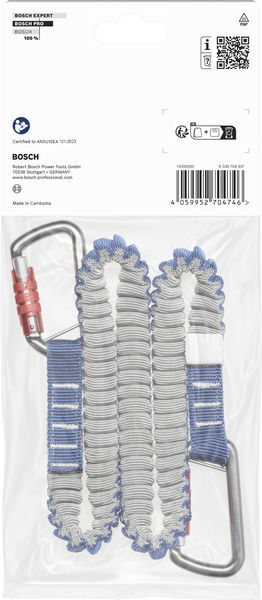 BOSCH Závesná šnúrka PRO light, 6 kg, 2 x karabínka - 2607990162