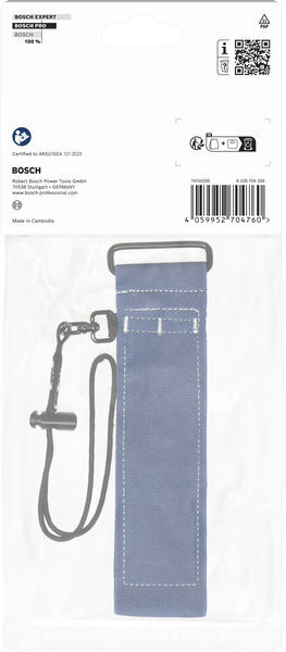 BOSCH Remienok na zápästie PRO, 2,25 kg, pútko s okrúhlou šnúrkou - 2607990164