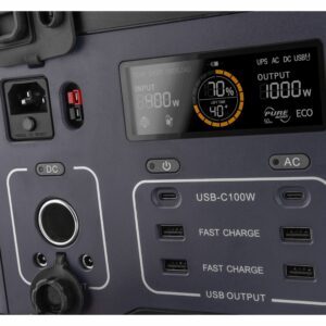 Nabíjecí stanice akumulátorová, 230V/1200W, 921Wh, LiFePo4, USB, HERON 8896801