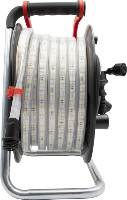 BRENNENSTUHL LED svetelná hadica na úložnom bubne, 25m, 4000K, obojstranná  1172028010