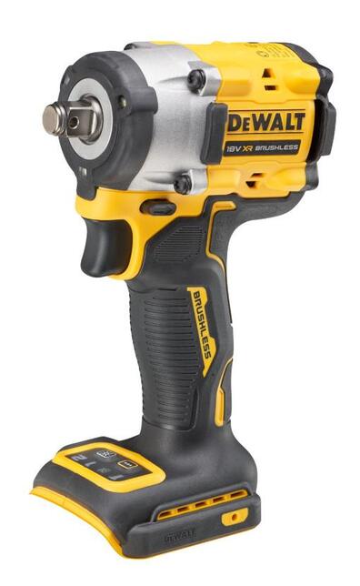 DeWALT Uťahovač rázový 1/2" krúžek 406Nm 18V bez AKU Tstak DCF921NT