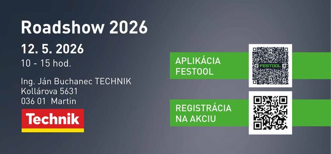 Príď zažiť FESTOOL NAŽIVO