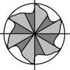 Schaftfräser VHM 10,0mm Z6 ER0,5mm Signum Typ H Werksnorm kurz G-Mold 65 FR GÜHRING