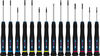 BOSCH Sada přesných šroubováků PH/SL/TX/TH/H PRO, 14 ks - 1600A039PN