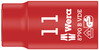 WERA 8790 B Nástavec nástrčných hlavic Zyklop VDE, izolovaný, s pripojovacím rozmerom 3/8", 11 x 46 mm