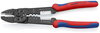 KNIPEX 97 32 240 SB Lisovacie kliešte s multi-komponentnými úchopmi čierne lakované 240 mm