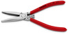 KNIPEX 91 91 180 Kliešte na čalúnenie poplastované zrkadlovo leštené 180 mm