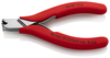 KNIPEX 64 01 115 Čelné cvikacie kliešte pre elektroniku s protišmykovými plastovými úchopmi 115 mm