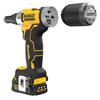DeWALT Nitőgép 6,4mm 18V POWERSTACK 2x1,7Ah Tstak DCF414E2GT