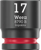 WERA 8790 B Nástrojová hlavica Impaktor s pripojovacím rozmerom 3/8", 17 x 30 mm