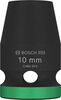 BOSCH Nástrčný kľúč PRO Impact Socket, 1/2", 10 mm - 2608003043