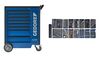 GEDORE 1500 ES-02-2004 Nástrojový vozík s 207-dielnou sadou nástrojov