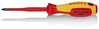 KNIPEX 98 25 02 SL Skrutkovač (štíhly) pre skrutky s krížovou drážkou Pozidriv® izolovaná multi-komp