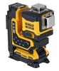 DeWALT Laser krížový 3x360° zelený laser s diaľkovým ovládaním 18V kufor 1x2,0Ah