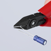 KNIPEX 75 22 125 bočné cvikacie kliešte pre elektroniku s plastovými úchopovými zónami leštené 125 m
