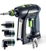 FESTOOL Akumulátorový vŕtací skrutkovač C 18 Basic-Set - 578831
