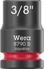 WERA 8790 B Nástrojová hlavica Impaktor s pripojovacím rozmerom 3/8", 3/8" x 30 mm