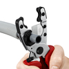 KNIPEX 90 25 20 Kliešte na rezanie rúr pre kompozitné trubky a ochranné trubky s multi-komponentnými