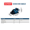 BOSCH EXPERT EXKS18V-68GX - Akumulátorová okružná píla sólo - 06016B5301