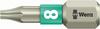 WERA Bit 1/4" torx T8 x 25mm 3867/1 TS Torx Wera