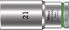 WERA 8790 HMB Deep Nástrojná hlavica, upínacia časť 3/8", 21 x 64 mm