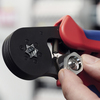 KNIPEX 97 53 14 SB Automatické lisovacie kliešte pre dutinky s bočným prístupom s multi-komponentným